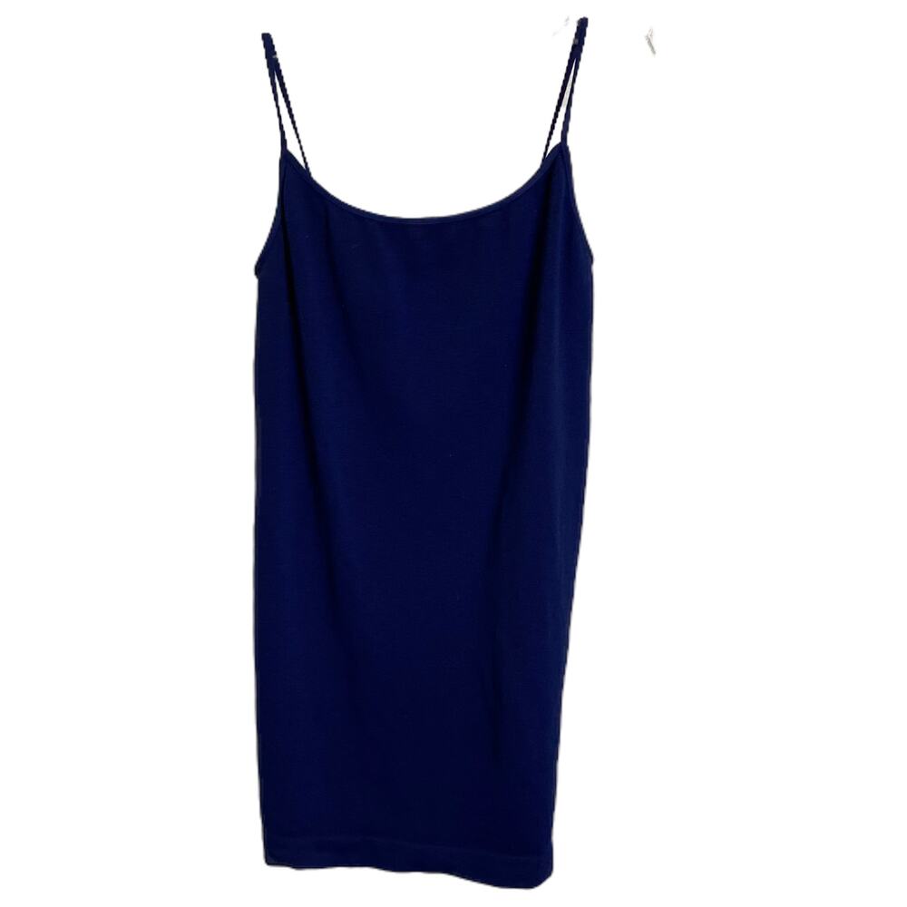 Nikibiki Women's Size OS Camisole Tank Top Blue Seamless Scoop Neck Stretch